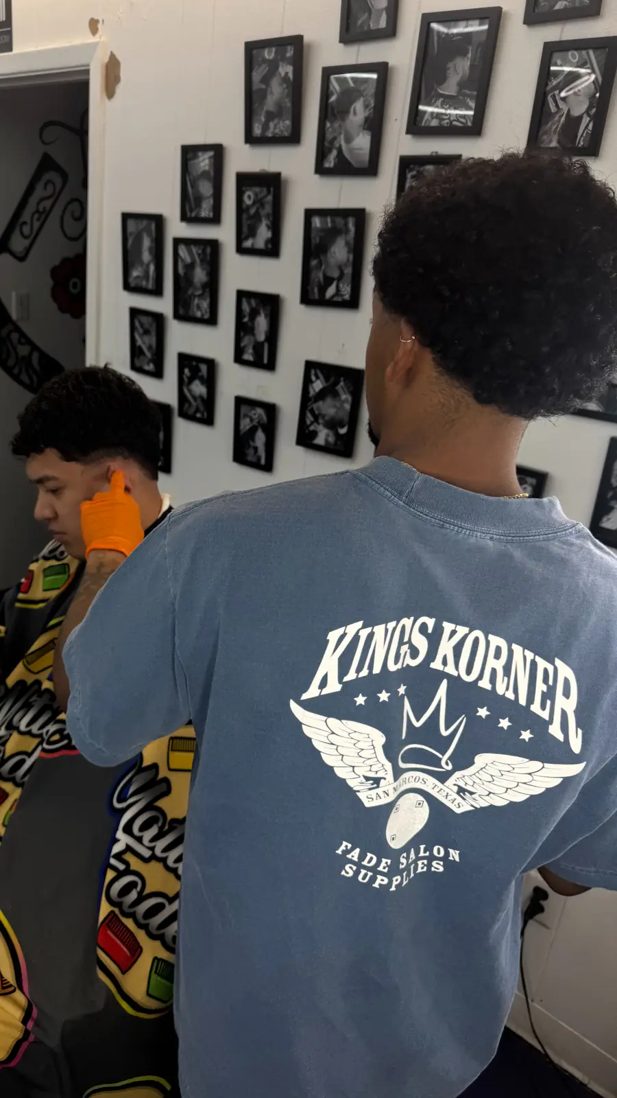 Kings Korner barbershop in San Marcos, Texas